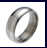 Titanium wedding bands and rings - Offset Inlay