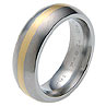 Absolute Titanium Design - Titanium wedding rings and wedding bands - Round Inlay