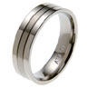 Absolute Titanium Design - Titanium wedding rings and wedding bands - Flat Windsor