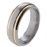 Absolute Titanium Design - Titanium wedding rings and wedding bands - Duet Inlay