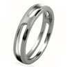 Absolute Titanium Design - Titanium wedding rings and wedding bands - Half-round Tinga