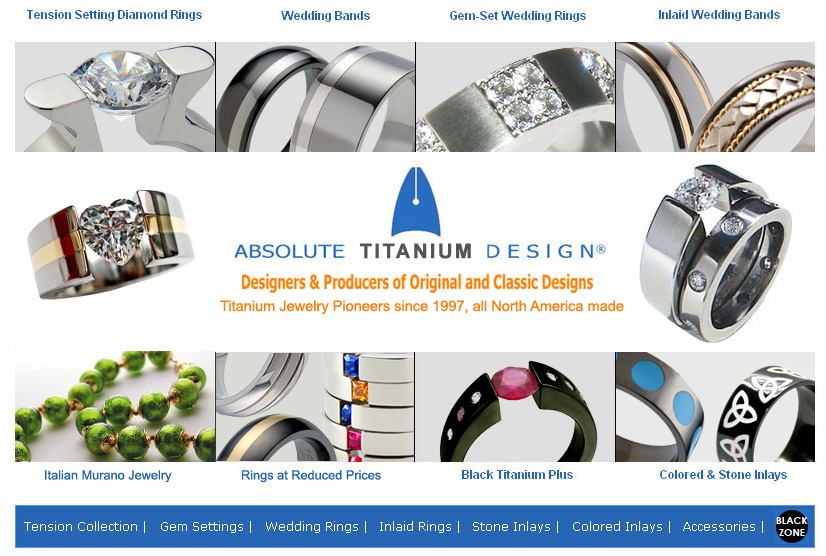titanium wedding rings