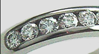 Titanium Gem Set Rings