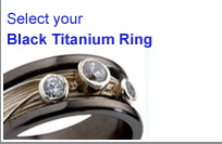 Black Titanium Rings